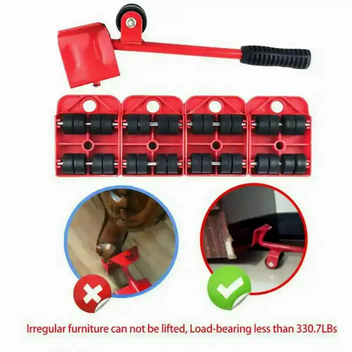 HEAVY FURNITURE MOVING LIFTER 4 MOVING SLIDERS